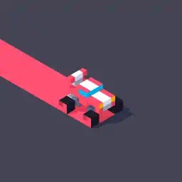 Colorful Paint Track Driving Challenge